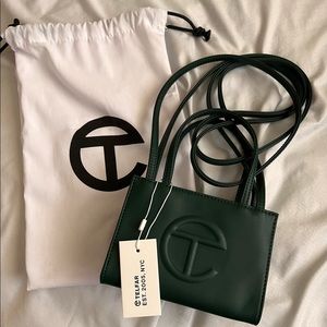AUTHENTIC dark olive small Telfar shopping bag